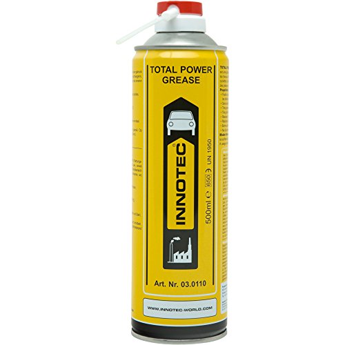 Innotec Total Power Grease hochwertiges Sprühfett Montagefett Fettspray Schmierfett / Druck- und Temperaturbeständig, 500ml Sprühdose von Unbekannt
