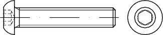 Iso 7380 1 Flachkopfschraube Schraube M5x12 Stahl 10.9 Galvanisch 6 Sets B-Ware von Unbekannt