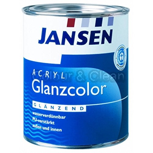 JANSEN Acryl Glanzcolor Buntlack PU-verstärkt 750 ml RAL 9005 schwarz von Unbekannt