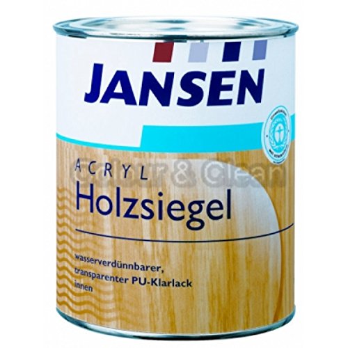 JANSEN Acryl Holzsiegel farblos 2,5 Liter glänzend von Unbekannt
