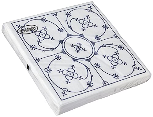 JET PAPIER GMBH Servietten 33x33cm 20 St. Indisch blau von Keramik