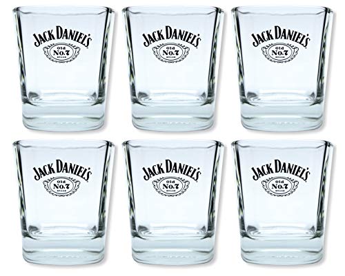 Jack Daniel Jack Daniels Whiskybecher Originalgläser 2 cl/4 cl kalibriert, 6er-Set von Unbekannt