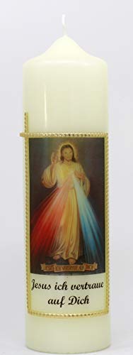 Kerzen Junglas - Jesus Kerze, Elfenbein, 25 x 7 cm - Gedenkkerze mit Motiv Jesus, Unparfmiert Kerzen Junglas - Jesus Kerze, Elfenbein, 25 x 7 cm - Gedenkkerze mit Motiv Jesus, Unparfmiert von Unbekannt