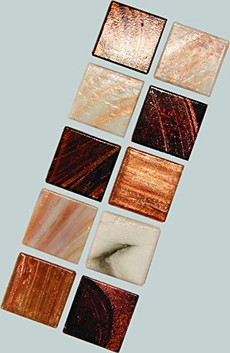 Joy Deluxe Glas-Mosaik ca. 70 Steinchen terra mix deluxe 20x20; 200g von Unbekannt