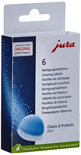 Jura 62715 2-Phasen-Reinigungstabletten, Packung für 6 Reinigungen von JURA
