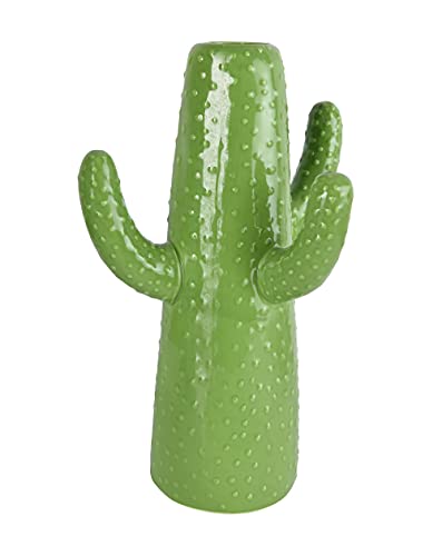 Kaktus Vase XL Keramikvase Cactus Porzellan Figur Dekovase Blumenvase Kaktusvas cw171 Palazzo Exklusiv von Unbekannt