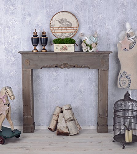 Kaminkonsole Antik Kamin Holzkamin Shabby Chic Dekokamin Holz Palazzo Exklusiv von Unbekannt