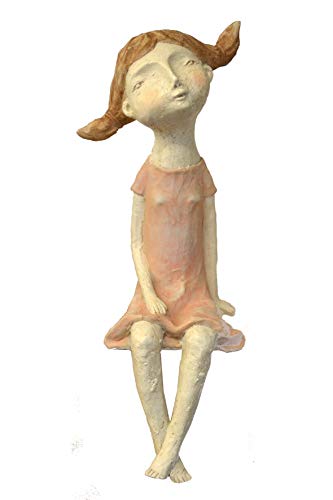Kantenhocker Mädchen Emmy Dekofigur Figur Zierfigur 48 cm Skulptur Dekofigur von Unbekannt