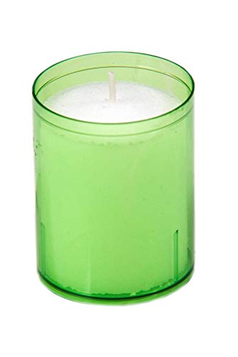 Unbekannt Kerzen Refill | Teelichteinsatz | Teelicht | Kerze | Nachfüller | extra Lange Brenndauer bis zu 24 Stunden | (Kiwi) von Unbekannt