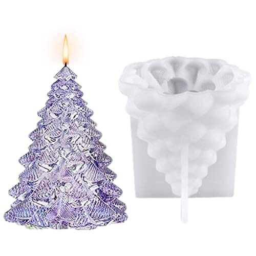 Kerzenform aus Silikon | schöne Formen für Weihnachtskerzen, Bastelwerkzeug, selbstgemachte Silikonform für die Herstellung von Wachskerzen von Unbekannt
