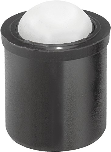 KIPP Federndes Druckstück glatte Ausführung (50 Stück pro Verpackungseinheit) D=6mm, L=7mm, Kunststoff, Kugel aus POM (Polyoxymethylen) KIPP Federndes Druckstück glatte Ausführung (50 Stück pro Verpackungseinheit) D=6mm, L=7mm, Kunststoff, Kugel aus POM (Polyoxymethylen) von KIPP - Bedienteile | Normelemente