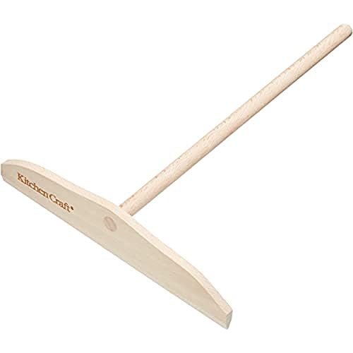 KC BLUE Pancake/Crêpe Verteiler aus Holz, Beige, 3.7 x 17.1 x 24 cm von KitchenCraft