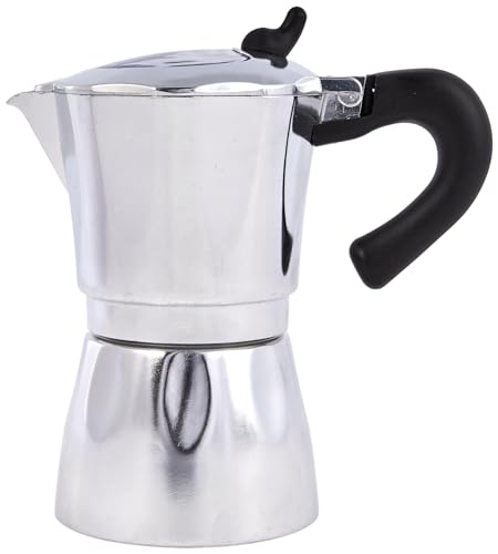 KitchenCraft Italian Collection Espressokocher 6 Tassen, 300 ml, durchsichtiger Deckel von KitchenCraft