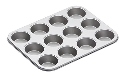 KitchenCraft Muffinbackblech, Antihaftbeschichtung, für 12 Muffins, 35 cm x 27 cm, Silber KitchenCraft Muffinbackblech, Antihaftbeschichtung, für 12 Muffins, 35 cm x 27 cm, Silber von KitchenCraft