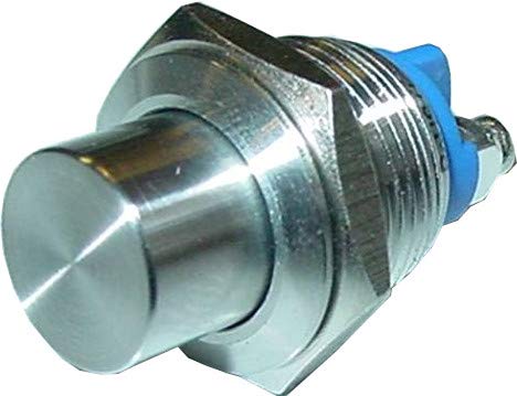 Klingeltaster 16mm, hoher Tasterkopf, 1 x Schließer, Edelstahl, 36V/3A, S152 Klingeltaster 16mm, hoher Tasterkopf, 1 x Schließer, Edelstahl, 36V/3A, S152 von Unbekannt