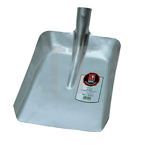 Ideal Randschaufel Größe 9 aus Leichtmetall, Silber, 38 x 47 x 10.5 cm von IDEAL