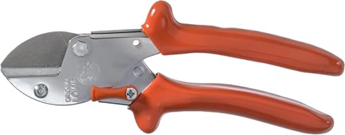 Original LÖWE 5 Profi Gartenschere Amboss 5.107 mit rostfreier und antihaftbeschichteter Stahlklinge - handliche und leichte Baumschere ideal zum Schneiden von Obstbaum Apfelbaum Birnenbaum von Original LÖWE