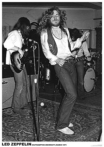 Led Zeppelin Poster Southampton University March 1971 von Unbekannt