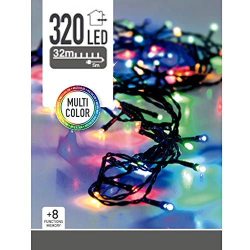 GUIRNALDA MULTIFUNCION 320 LEDS MULTICOLOR 220V 37m IP44 von EDM