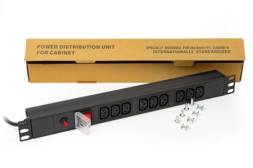 LINK lk10052 Steckdosenleiste 9 Fach weiblich IEC C13 Für Schrank Rack 19 " LINK lk10052 Steckdosenleiste 9 Fach weiblich IEC C13 Für Schrank Rack 19 " von LINK