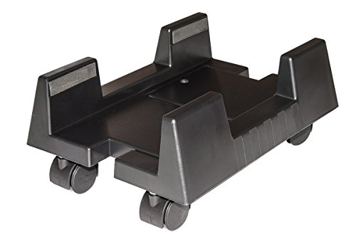 Link lksupn Support Computer senkrecht mit Rollen, Schwarz von LINK