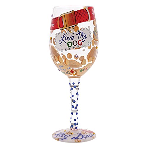 Lolita Love My Dog Wine Glass Lolita Love My Dog Wine Glass von Lolita