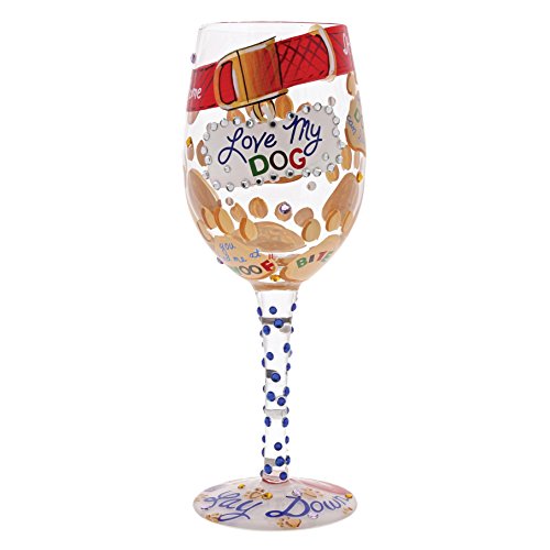 Lolita Love My Dog Wine Glass von Lolita