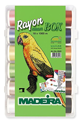 Madeira 4003760981448 - SM Art Box, 18 Stickspulen, Rayon Art. 8043 Madeira 4003760981448 - SM Art Box, 18 Stickspulen, Rayon Art. 8043 von MADEIRA
