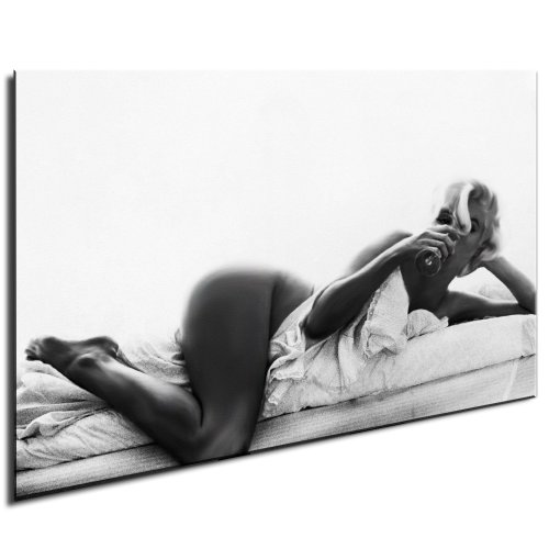 Marilyn Monroe Leinwandbild - Bild 100x70cm k. Poster / Weitere Bilder - Wandbilder - Kunstdrucke - Foto auf Leinwand finden Sie bei fotoleinwand24 - Alle Bilder fertig gerahmt mit Keilrahmen. von Unbekannt