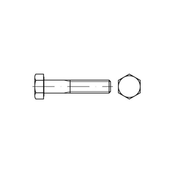 Marke Iso 4014 Sechskantschraube Schraube M16 X 130 Stahl 10.9 Blank 25 Stück    B-Ware von Unbekannt