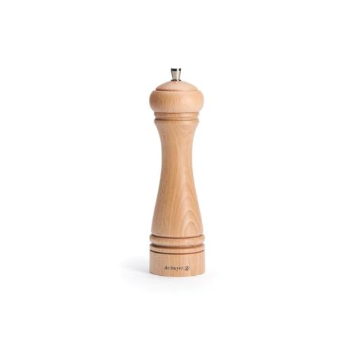 De Buyer Marlux p247.210101 Pfeffermühle Holz Natur 5,5 x 5,5 x 21 cm von DE BUYER