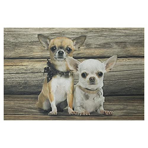 Mars & More - waschbare Fußmatte, Küchenmatte, Fußabtreter - Hund, Chihuahua - 70 x 50 cm von Unbekannt