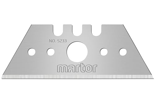 MARTOR 10 x TRAPEZKLINGE, Ersatzklingen Cuttermesser, Sicherheitsmesser, 19 mm, Scharf, Im Spender, 2-fach Nutzbar, NR. 5233 MARTOR 10 x TRAPEZKLINGE, Ersatzklingen Cuttermesser, Sicherheitsmesser, 19 mm, Scharf, Im Spender, 2-fach Nutzbar, NR. 5233 von MARTOR