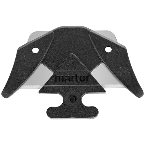 MARTOR 10 x SECUMAX-KLINGE, Ersatzklingen Cuttermesser, Sicherheitsmesser, 25,8 mm, Scharf, 2-fach Nutzbar, NR. 3550 von MARTOR