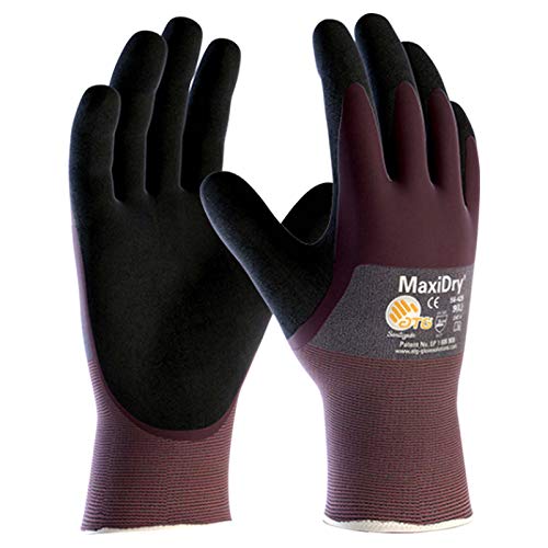 MaxiDry 3/4 Coated - 56-425 Nitrile Foam Palm Coated Work gloves - 9/L by ATG von ATG