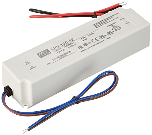 MeanWell LPV-100-12 LED-Treiber, 100.W, 12.V, 8,5.A, Weiß von MEAN WELL