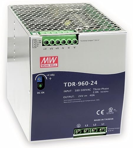 Mean Well TDR-960-24 Hutschienen-Netzteil (DIN-Rail) 24 V/DC 40A 960W 1 x von MeanWell