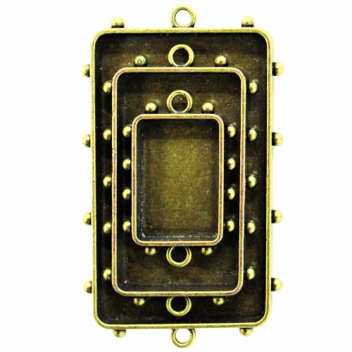 Media Mixage Bezels 3/Pkg-Rectangles 2, Bronze von Spellbinders