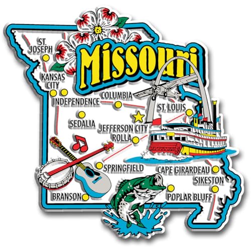 Missouri State Jumbo Map Magnet by Classic Magnets von Unbekannt