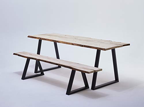Motortez M581CTR 2 Füße Trape, Höhe 71 cm, transparent von MOTTEZ
