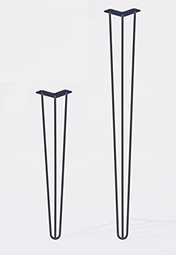 Mottez M521CTR Tischbeine, 3 Fäden, rechts, Höhe 110 cm, transparent von MOTTEZ