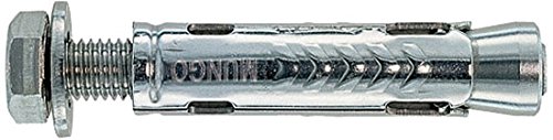 Mungo MSB-S 6 Stahldübel mit Schraube, 6 x 55 mm, 50 Stück von Mungo