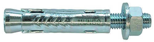 Mungo MSB-B 12 Stahldübel mit Gewindestange, 12 x 110 mm, 10 Stück von Unbekannt