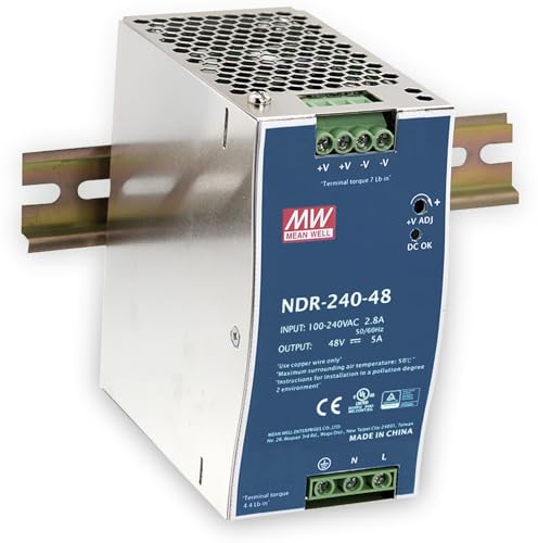 Mean Well NDR-240-24 Hutschienen-Netzteil (DIN-Rail) 240W Anzahl Ausgänge:1 x Inhalt 1St. von MeanWell