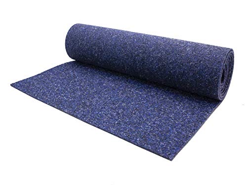 Nadelfilz Meterware MERLIN - Dunkelblau, 2,00m x 1,00m, Robuster, Trittschalldämmender Teppich Bodenbelag für Wohn- und Büroräume von Primaflor - Ideen in Textil