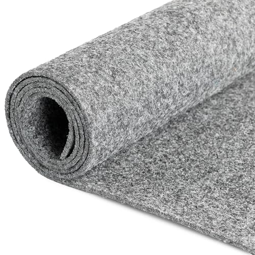 Primaflor Nadelfilz Meterware TURBO B1 – Grau, 2,00m x 1,00m, Robuster, Trittschalldämmender Teppich Bodenbelag für Wohn- und Büroräume Primaflor Nadelfilz Meterware TURBO B1 – Grau, 2,00m x 1,00m, Robuster, Trittschalldämmender Teppich Bodenbelag für Wohn- und Büroräume von Primaflor - Ideen in Textil