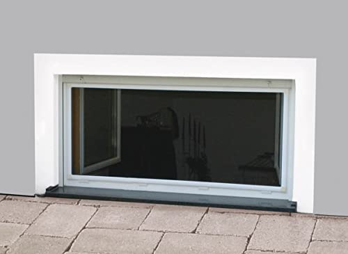 Nagerschutz-Gitter für Keller-Fenster 100 x 60 cm in weiß von Unbekannt