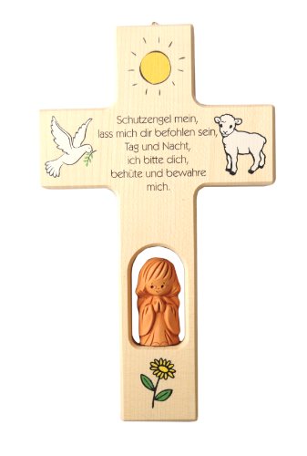 Unbekannt Neumeyer Kinderkreuz, Holz, Natur, 20 x 12 x 2,5 cm von MaMeMi