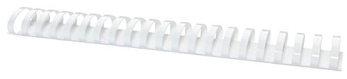 OFFICE PRODUCTS 20244515-14 Plastikbinderücken 50 Stück DIN A4 45mm (440 Seiten) Binderücken Bindungskämme Plastikbindung | Kunststoff | Farbe: Weiß von OFFICE PRODUCTS