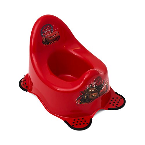 OKTKids 1867040100500 Babytopf Deluxe Cars, cherry-rot von Plastimyr